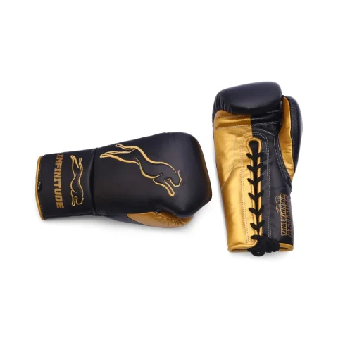 Stealth X2 Boxing Gloves | Black & Gold
