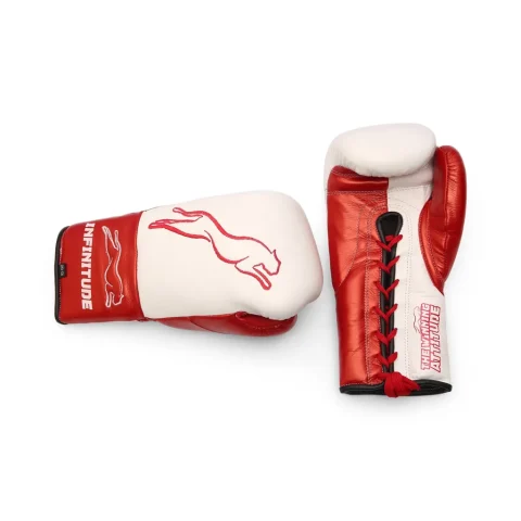 Stealth X2 Boxing Gloves | White & Red