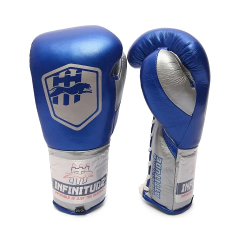 Stealth X2 Boxing Gloves | Blue & Silver