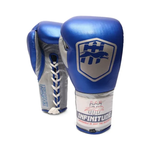 Stealth X2 Boxing Gloves | Blue & Silver