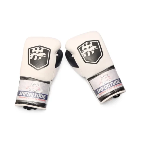 Stealth X2 Boxing Gloves | White & Black