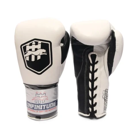 Stealth X2 Boxing Gloves | White & Black