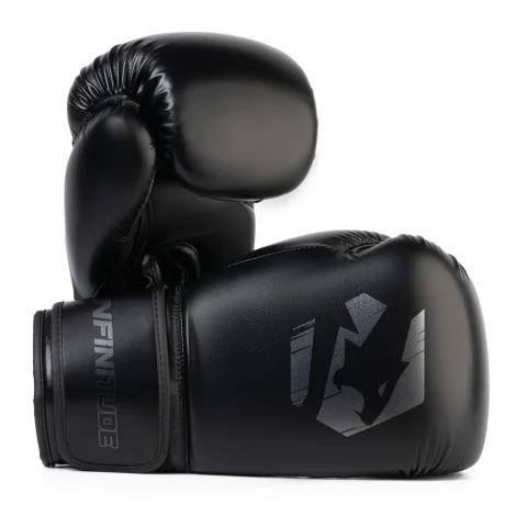Veloce Evo-X Boxing Gloves - Black/Silver