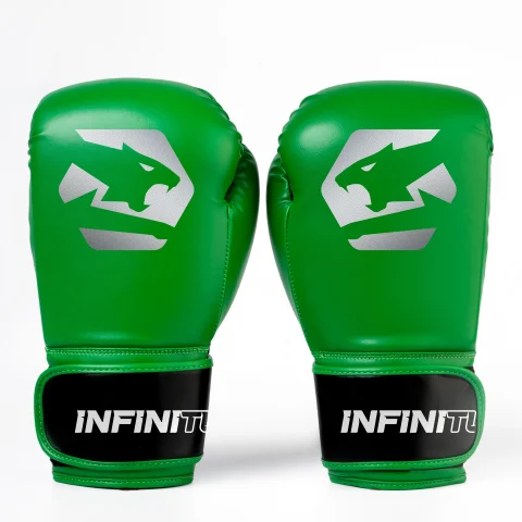 Veloce Titan Green and Black Boxing Gloves