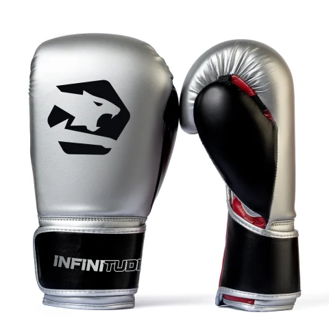 Veloce Titan Boxing Gloves - Silver
