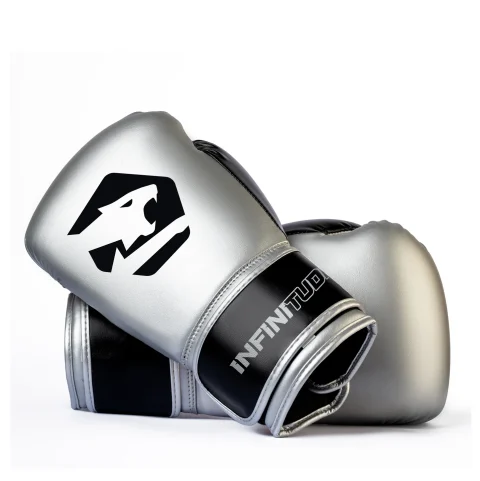 Veloce Titan Boxing Gloves - Silver