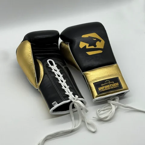 Infinitude Fight Pro Blaze Boxing Gloves – Blackout Edition
