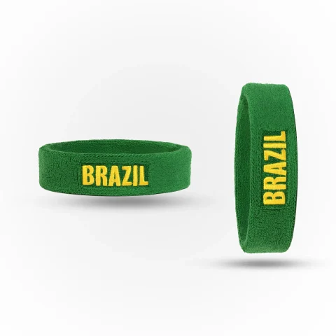 Brazil Flag Wristband